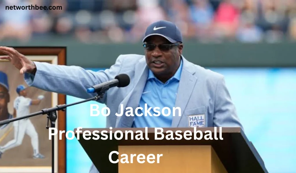 Bo Jackson Net Worth: : Career, Income, Family, and Bio Bo Jackson Professional Baseball Career 1024x597 - Bo Jackson Net Worth: : Career, Income, Family, and Bio